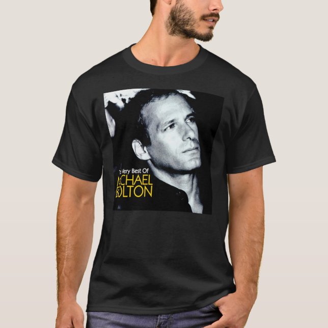 Camiseta Michael Bolotin O Melhor De Michael Bolton   (Frente)