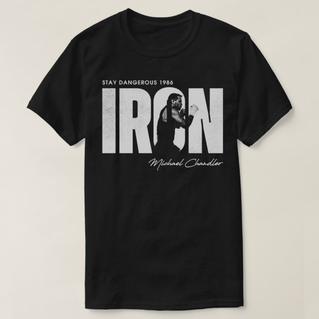 Camiseta Michael Chandler Merch Iron Shirt Classic T Shirt (Frente do Design)