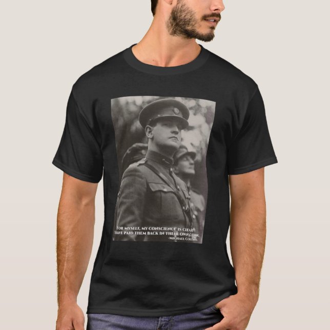 Camiseta Michael Collins, Eu Os Paguei De Volta. (Frente)