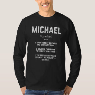 Camiseta Michael Definition Talent Excelente Mike Cosplay M