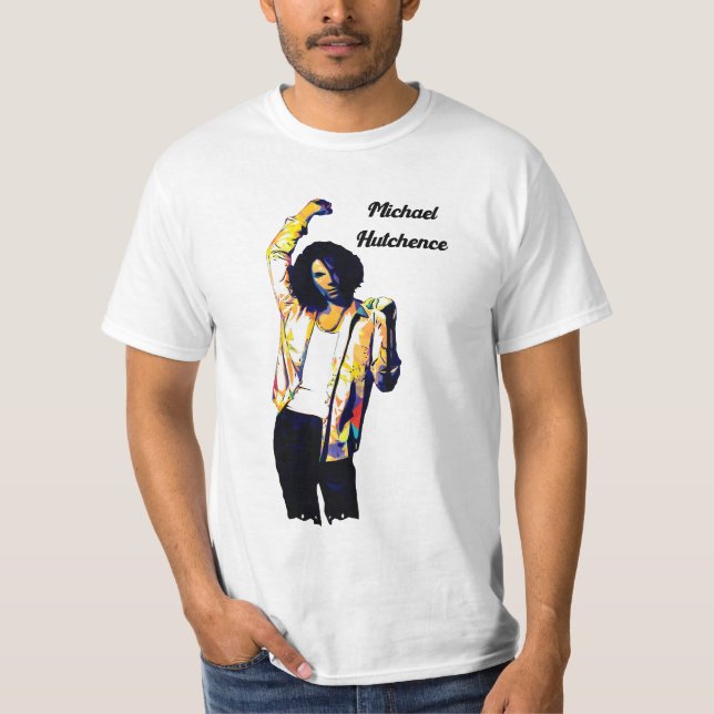 Camiseta Michael Hutchence Colorful (Frente)
