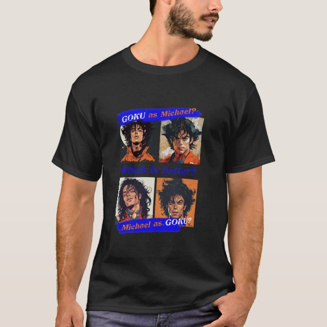 Camiseta Michael Jackson_Goku_Akira Toriyama_001 (Frente)