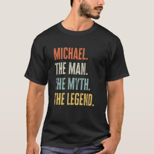 Camiseta Michael O Melhor Homem Mito Legenda Melhor Nome Mi