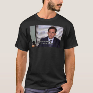 Camiseta michael scott se sentindo superstitante (o escritó