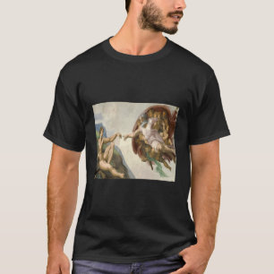 Camiseta Michaelangelo É A Criação De Adão