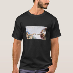 Camiseta Michelangelo A Criação de Adão (Capela Sistina