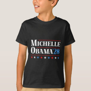 Camiseta Michelle Obama 2028 Pelo Presidente Premium