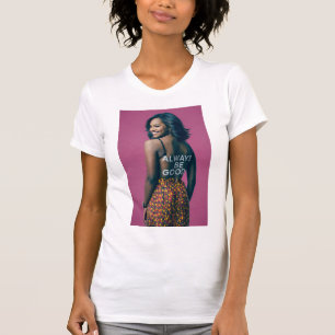 Camiseta "Michelle Obama: Influência Graciosa - Abrace Goo