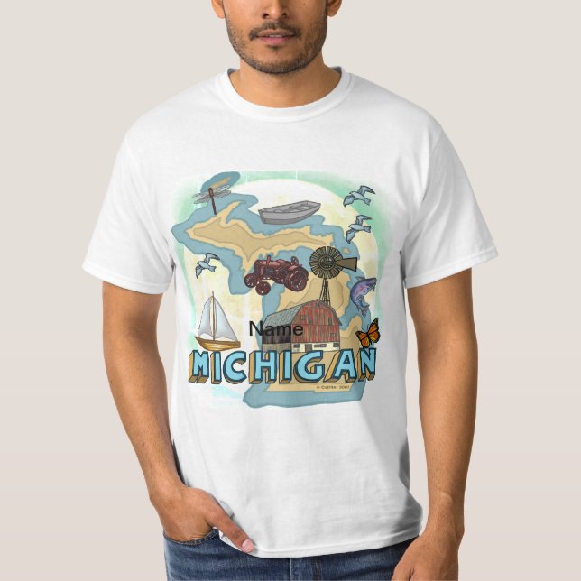 Camiseta Michigan (Frente)