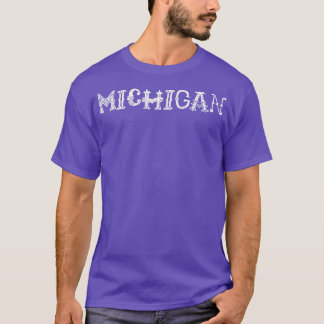 Camiseta Michigan 50 States Names