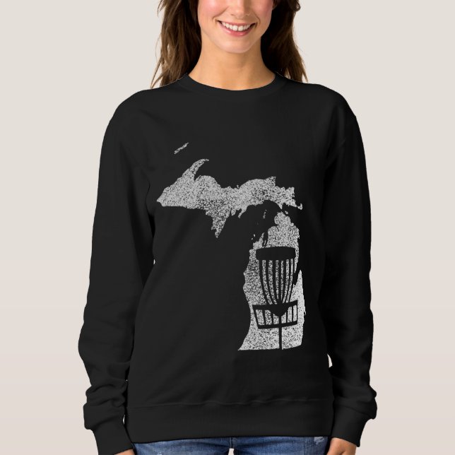 Camiseta Michigan Disk Golf State with Basket Distous Gr (Frente)