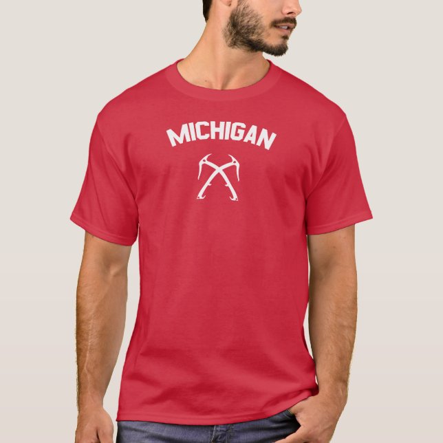 Camiseta Michigan Ice Climbing (Frente)
