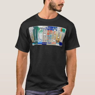 Camiseta Michigan License Plates