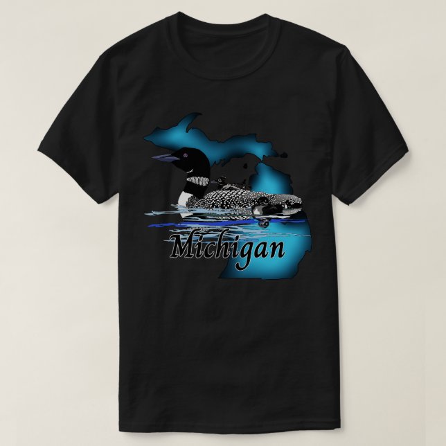 Camiseta Michigan Loon (Frente do Design)