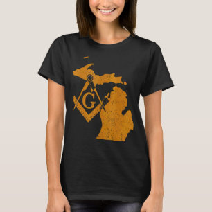 Camiseta Michigan Masons Grand Lodge F&am Freemason Padre