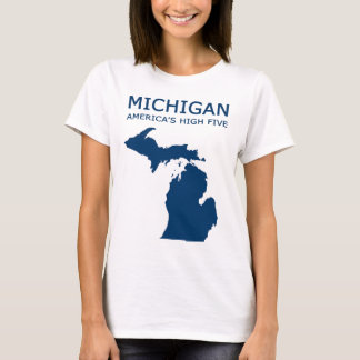 Camiseta Michigan. Os cinco altos de América