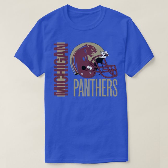 Camiseta Michigan Panthers Throwback (Frente do Design)