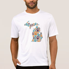 Camiseta Michigan Paw Imprime Sport-Tek