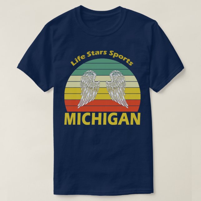 Camiseta Michigan Retro (Frente do Design)