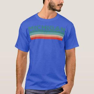 Camiseta Michigan Retro Vintage 70s, Design dos anos 80