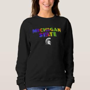 Camiseta Michigan State MSU Spartans Orgulho Arremesso de T