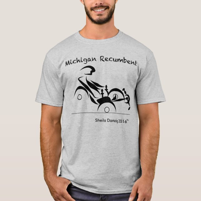 Camiseta Michigan Trikes Recumbent (Frente)