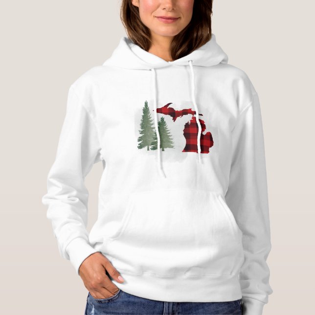 Camiseta Michigan Winter Sweatshirt Hoodie (Frente)