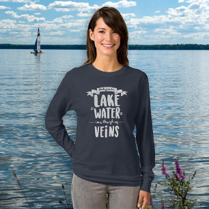 Camiseta Michigander - O Lago Water Passa Por Minhas Veias