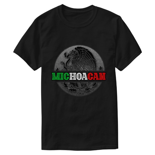 Camiseta Michoacan México (Mens Michoacan Mexico Tshrt T-Shirt)