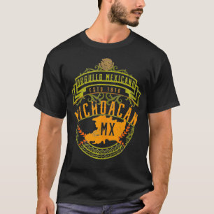 Camiseta Michoacan State Meico Emblem