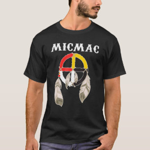 Camiseta Micmac Mi'kmaq Nation Indian Tribe Medicine Wheel
