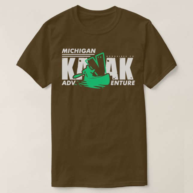 Camiseta MicMichigan Kayak Adventure (Frente do Design)