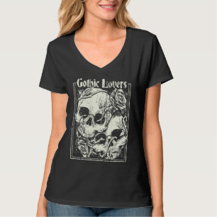 Camiseta Micólogo das Rosas Cranianas do Vale do Punk Gótic