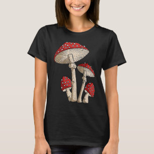 Camiseta Micólogo Procura de Cogumelos Micologia Fungos Rag