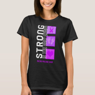 Camiseta Micro Preemie Mãe Pré-maturidade Roxo Ribbon Nicu