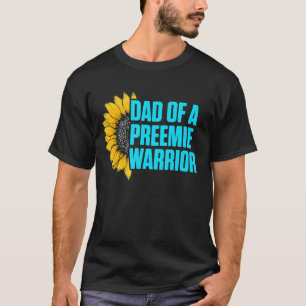 Camiseta Micro Preemie NICU Novo papai Girassol Prematuro