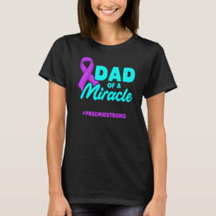 Camiseta Micro Preemie NICU Novo papai Milagre Nascimento P
