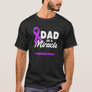 Camiseta Micro Preemie NICU Novo papai Milagre Nascimento P