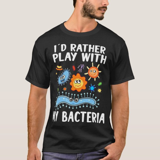 Camiseta Microbiologist Microbiology Lab Staph  play with B (Frente)