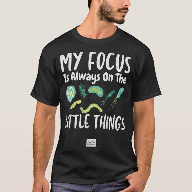Camiseta Microbiologista Biologia Microbiologista de Coisas (Frente)