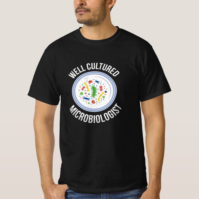 Camiseta Microbiologista de Cultura Química Microbiológica (Frente)