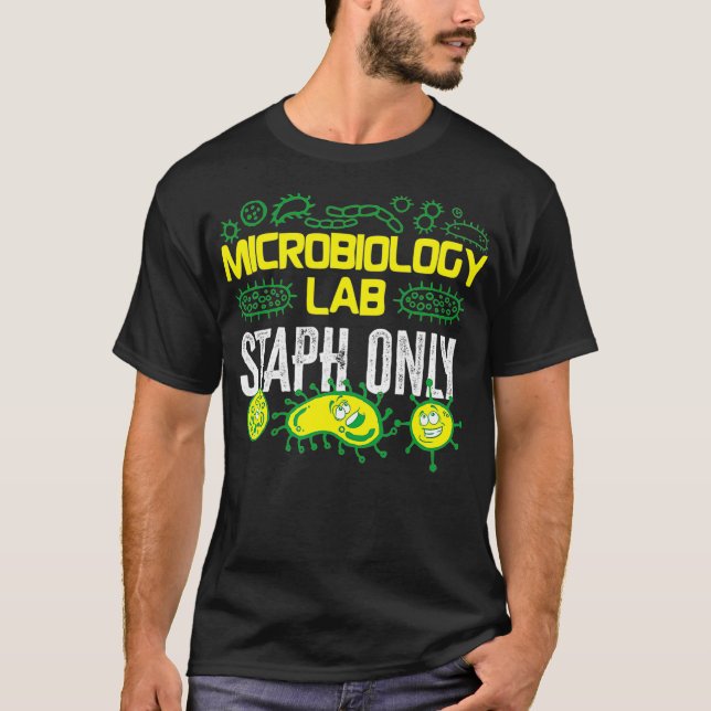 Camiseta Microbiologista Microbiologista Lab Staph Staph (Frente)