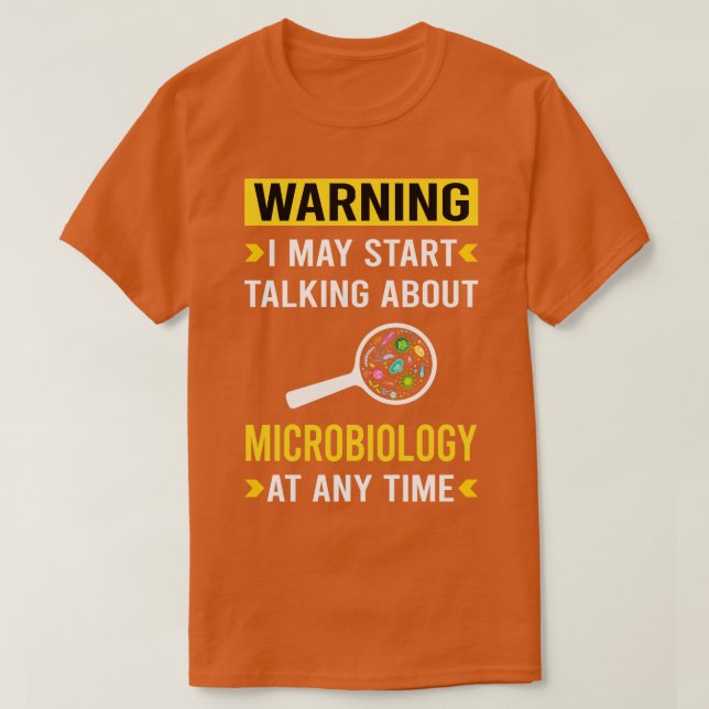 Camiseta Microbiólogo de Microbiologia de Alerta (Frente do Design)