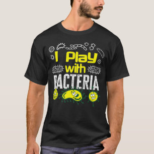 Camiseta Microbiólogo Lab Microbiologia Staph com quem bri