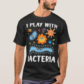 Camiseta Microbiólogo Lab Microbiologia Staph com quem brin