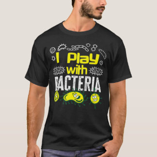 Camiseta Microbiólogo Lab Microbiologia Staph com quem brin