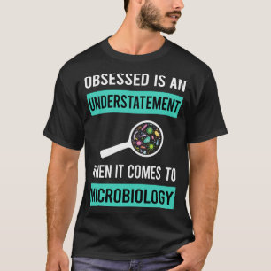 Camiseta Microbiólogo Obcecado em Microbiologia
