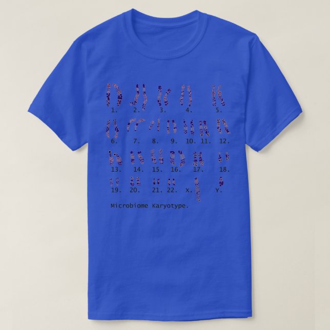 Camiseta Microbiome Karyotype 1 (Frente do Design)