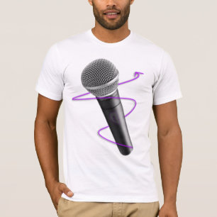Camiseta microfone