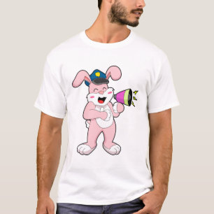 Camiseta Microfone da Polícia de Rabbit